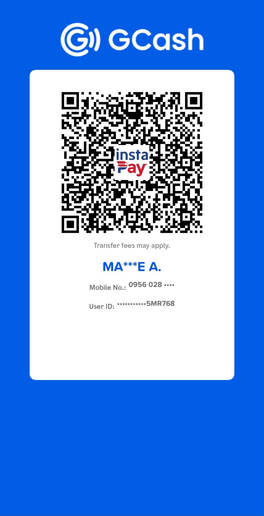 Payment QR code